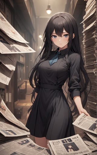 好看长发黑色裙子女孩动漫美女壁纸 (4).jpg