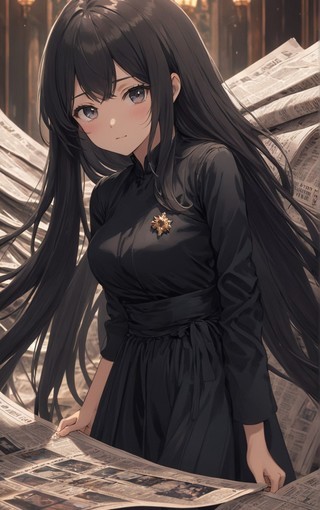 好看长发黑色裙子女孩动漫美女壁纸.jpg
